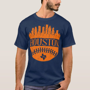T-shirt Houston Texas Baseball City Skyline City