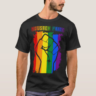 T-shirt Houston Texas LGBT Pride Mois LGBTQ Rainbow Flag
