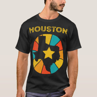 T-shirt Houston Texas Vintage Souvenir déshabillé 1