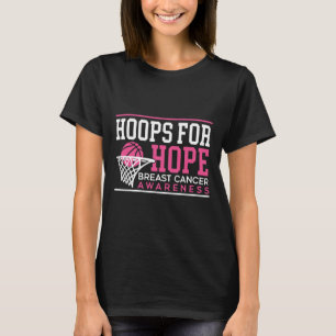T-shirt Hovers For Hope Basketball Player Cancer du sein A
