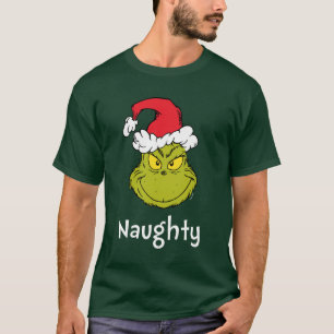 T-shirt How the Grinch Stole Christmas   Naughty Grinch