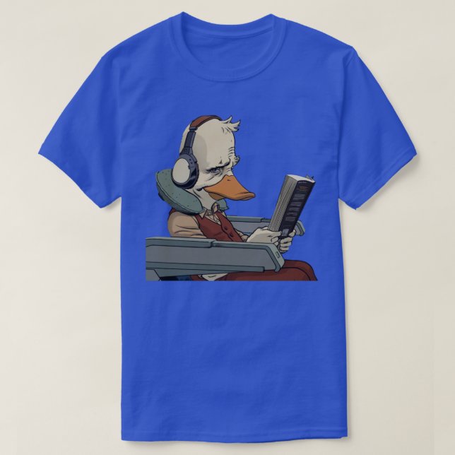 T-shirt Howard l'avion canard transparent (Design devant)