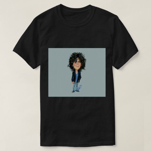T-shirt Howard Stern Art Black Thon Blanket (Design devant)