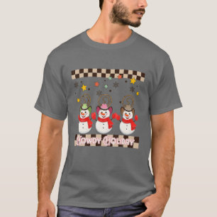 T-shirt Howay Noël Rétro Noël Snowman St