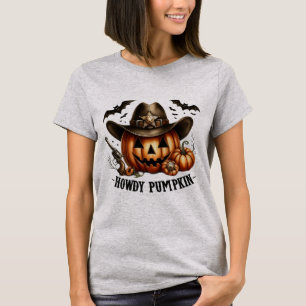 T-shirt Howdy Citrouille
