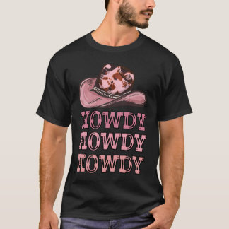 T-shirt Howdy Cowgirl & Cowboy Western Rodeo