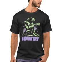 Howdy Frog Jouer de la guitare mignonne et irky