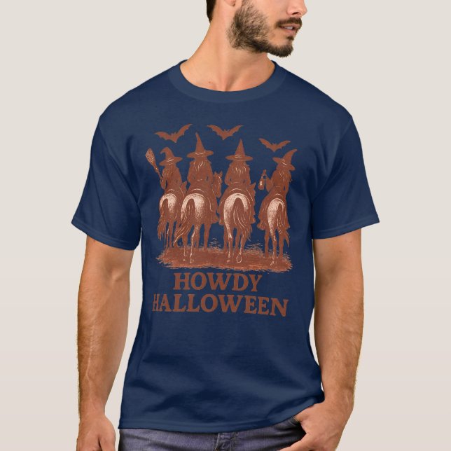 T-SHIRT HOWDY HALLOWEEN (Devant)