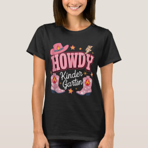 T-shirt Howdy Kindergarten Western Kindergarten Vibe Ensei