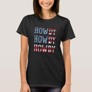 T-shirt Howdy Retro Cowgril & Cowboy Western Rodeo Texas 4
