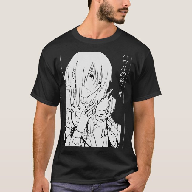 T-shirt Howl Sweatshirt, Howl_s Moving Castle, Anime Hoodi (Devant)