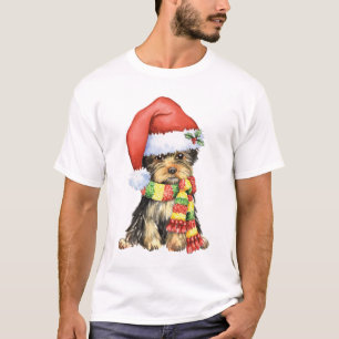 T-shirt Howlidays heureux Yorkie