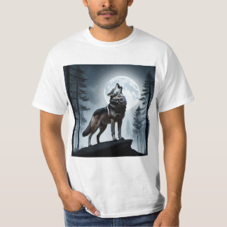 T-shirt Howling Moon