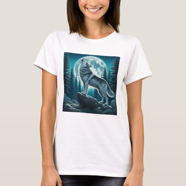 T-shirt Howling Wolf (Devant)