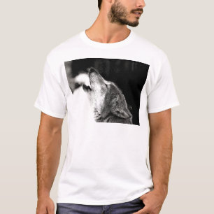 T-shirt Howling Wolf
