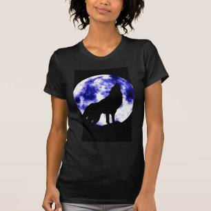 T-shirt Howling Wolf à Moon