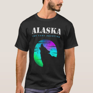 T-shirt Howling Wolf Alaska Native American Alaska Tribal