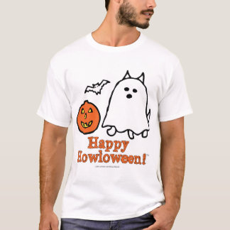 T-shirt Howloween heureux (fantôme)