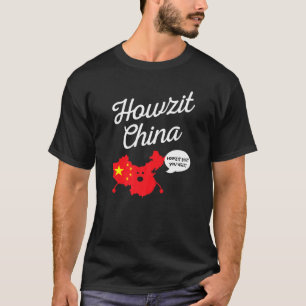 T-shirt Howzit China Map South Africa  Dad Joke  1