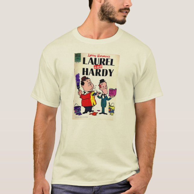 T-shirt HQ Laurel and Hardy (Devant)