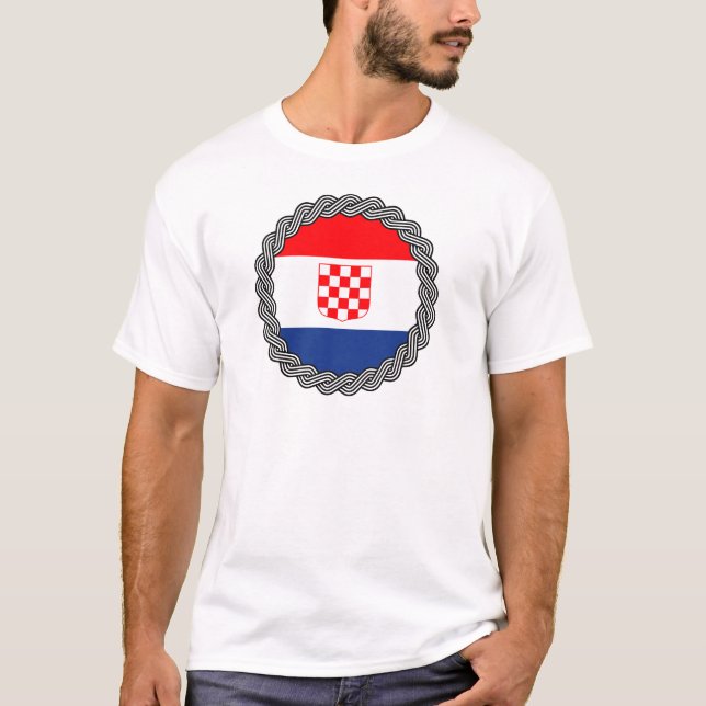 T-SHIRT HRVATSKA (CROATIE) (Devant)