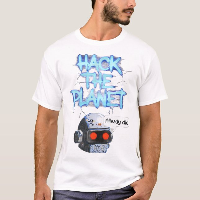 T-shirt HTP T White (Devant)