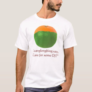 T-shirt Huanglongbing disent, "inquiétez-vous d'un certain