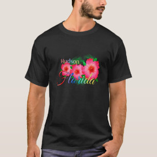 T-shirt Hudson Florida Fleurs tropicales Vacances en famil