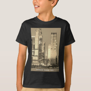 T-shirt Hudson Yards (navire) Empire State Building, New Y