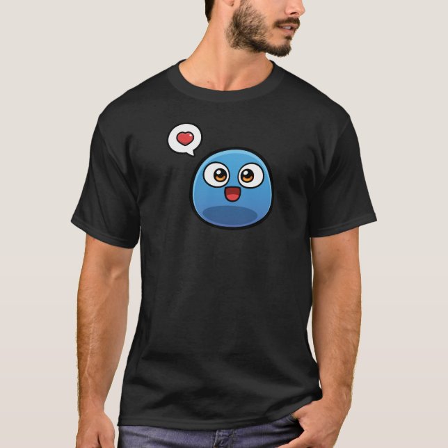 T-shirt Huez les produits bleus (Devant)
