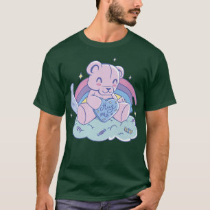 T-shirt Hug Me Cute Kawaii Bear Pastel Goth Anime Fairy Ke