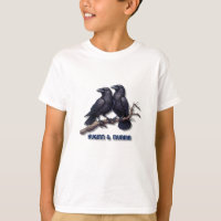 Huginn et Muninn Kids T-Shirt, Odin's Ravens Tee