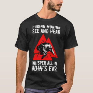 T-shirt Huginn Muninn Odin Ravengod Wotan Thor