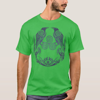 T-SHIRT HUGINN & MUNINN ODIN'S RAVENS VIKING