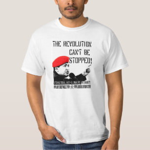 T-shirt Hugo Chavez : La révolution ne peut pas être