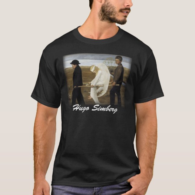 T-shirt Hugo Simberg - l'ange blessé (Devant)
