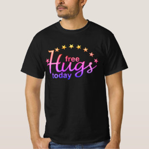 T-shirt HUGS GRATUITS AUJOURD'HUI - étoile brillante 1
