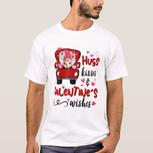 T-shirt Hugs Kisses et les souhaits de la Saint Valentin G