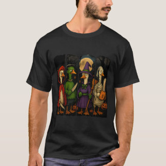 T-shirt Hugvyn Halloween Goose Horreur Éffrayante Oie fant