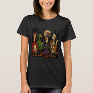 T-shirt Hugvyn Halloween Goose Horreur Éffrayante Oie fant