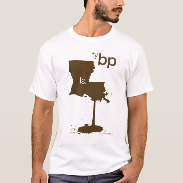 T-SHIRT HUILE DE BP LOUISIANE (Devant)