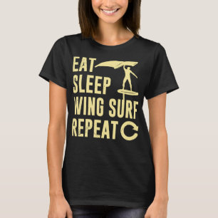 T-shirt Huile de l'aile Mangez Surf de l'aile de sommeil R