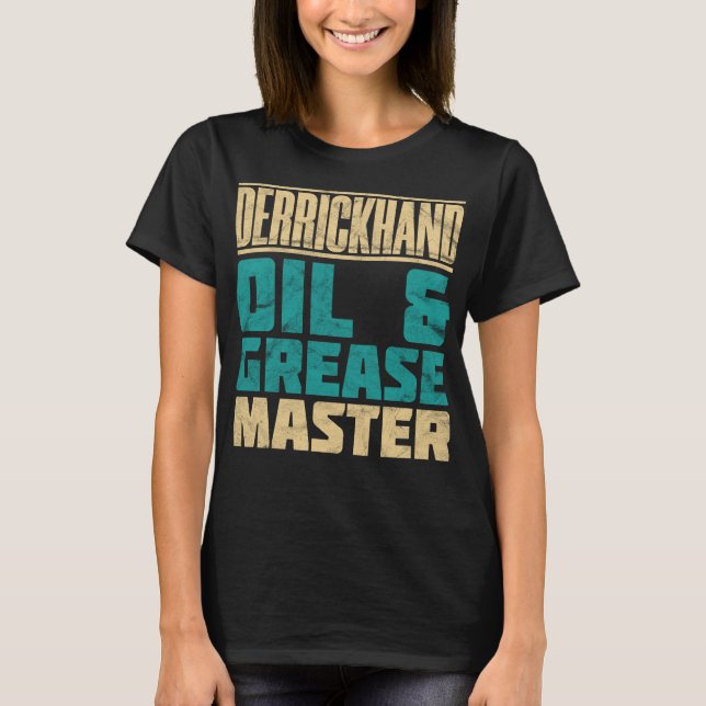 T-shirt Huile De Poignée Et Maître De Graisse Déchiré (Devant)