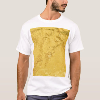 T-shirt Huile d'or : Texture Abstraite brillante
