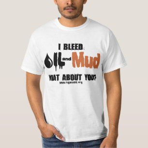 T-shirt Huile et boue