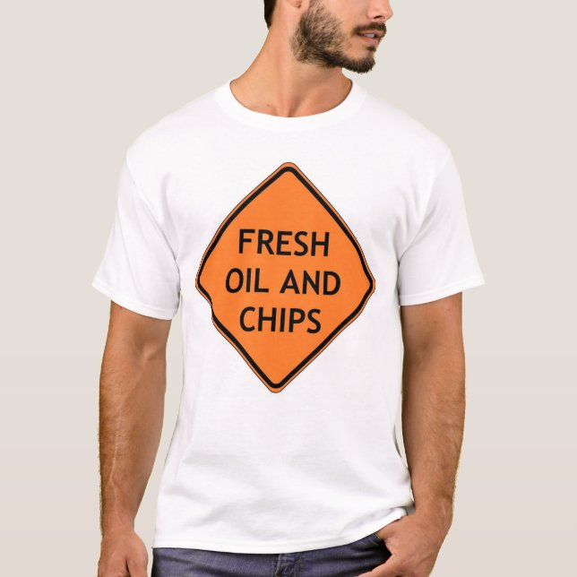 T-shirt Huile et puces fraîches (Devant)