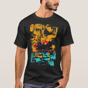 T-shirt Huile extracôtière - Rétro