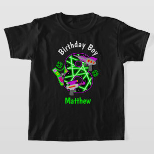 T-shirt Huit Anniversaire Garçon Laser tag