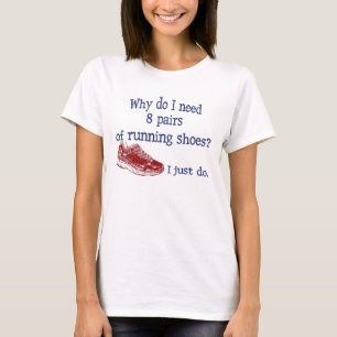 T-shirt Huit chaussures de course de paires