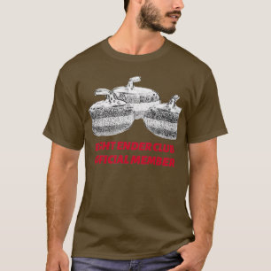 T-shirt Huit Ender Club Curling Rocksblue